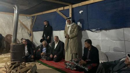 نواب الموحدة في زيارة تضامنية للعراقيب بعد هدمها للمرة الـ211 على التوالي